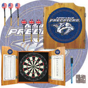 NHL Nashville Predators Dart Cabinet includes Dart