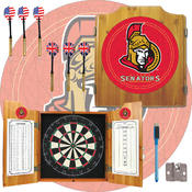 NHL Ottawa Senators Dart Cabinet includes Darts an