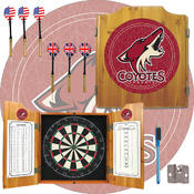 NHL Phoenix Coyotes Dart Cabinet includes Darts an