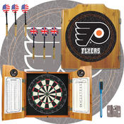 NHL Philadelphia Flyers Dart Cabinet includes Dart