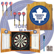 NHL Toronto Maple Leafs Dart Cabinet includes Dart