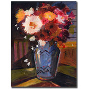 White Flower by Sheila Golden-24x32 Ready to Hang