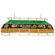 Texas Hold 'em Stained Glass 40 inch Lighting Fixt