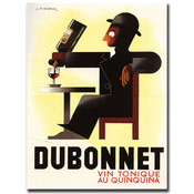 Dubonnet by A.M. Cassandre-Gallery Wrapped 18x24 C