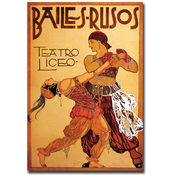Bailes Rusos Teatro Liceo-Gallery Wrapped 18x24 Ca