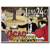 Cacao Karstel-Gallery Wrapped 18x24 Canvas Art