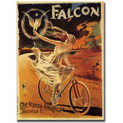 Falcon by Pal-Framed 18x24 Canvas Art
