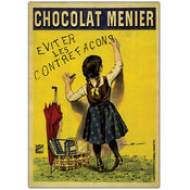 Chocolate Menier by Firmin Boisset-Framed 24 x 32