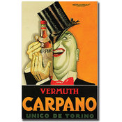 Carpano by Achille Mauzan-Gallery Wrapped 18x24 Ca