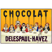Chocolate Delespaul Havez-Framed 32x47 Canvas Art
