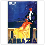 Italia Abbazia-Framed 18x24 Canvas Art