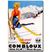 Combloux by Paul Ordner-Gallery Wrapped 24x32 Canv