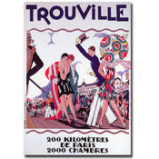 Trouville-Gallery Wrapped 24x32 Canvas Art