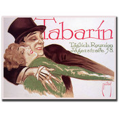Tabarin by Ernst Deutsch-Framed 24x32 Canvas Art