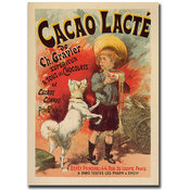Cacao Lacte by Lucien Lefevre-Gallery Wrapped 24x3