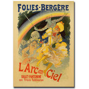 L'Arc en Ciel by Jules Cheret-Gallery Wrapped 24x3
