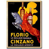 Florio Cinzano by Leonetto Cappiello-Gallery Wrapp