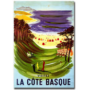 La Cote Basque by Villemont-Gallery Wrapped 24x32