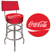 Coca Cola Pub Stool with Back