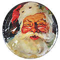 Brand Name Dinner Plate Christmas Santa Face