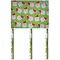 Cartoon Santa Christmas Gift Wrap Paper 22.5 Sq Ft