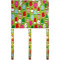 Mittens Christmas Gift Wrap Paper 22.5 Sq Ft