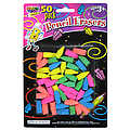 50 Cap Erasers on a Blister Card
