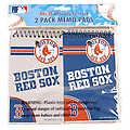MLB Boston Red Sox 2 Pack Spiral Memo Pad 3x5"