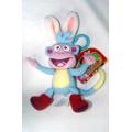 Dora Boots 7” Plush Zipper Pulls with Bunny Ears