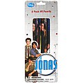 The Jonas Brothers 6 Pack Wood Pencils