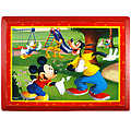 Mickey &amp; Minnie Wooden Wall Plaque