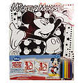 Mickey Shaped Laser 11x14" Poster with 6 Markers