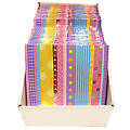 Colored Stripes Notebook in display 7x7 40sheets