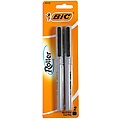 Bic 2 Pack Roller Pen Black