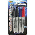 Jumbo Sharp Permanent Marker, 4 Pack Executive
