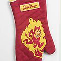 Pack of 2 Premium NCAA Apparel Arizona State Sun Devils Grilling Mitt Accessories