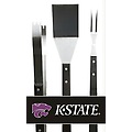 3-Piece NCAA Kansas State Wildcats BBQ Grilling Accessory Tool Kit