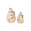  Pack of 6 Modern Lodge Weathered Snowme...