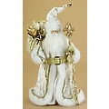 Pack of 2 Winter's Beauty Gold Santa Figure Christmas Tree Toppers 12