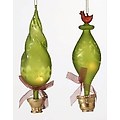 savealot shops - christmas ornaments savealot shops christmas wreaths Set of 6 Glass Topiary Tree Light Cover Christmas Tree Ornaments #29328