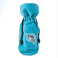 14" MLB Florida Marlins Velvet Wine Bottle Drawstring Bag