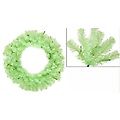 24" Pre-Lit Sparkling Chartreuse Green Artificial Christmas Wreath -Green Lights