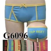 Angelina's Cotton/Spandex Women's Boyshorts Panty