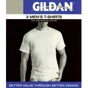 Men's 100% Pre-Shrunk Cotton White T-Shirts