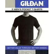 Men's 100% Pre-shrunk Cotton Pocket T-shirts Grey