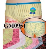 Angelina Cotton/Spandex Women's Bikini Panty
