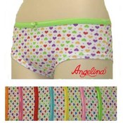 Angelina Cotton/Spandex Woman's Boyshorts Panty