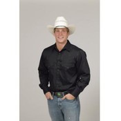 Men's Western Shirt - Black Size 4XL