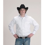 Men's Western Shirt - White Size 3XL