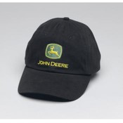 John Deere Black Baseball Cap